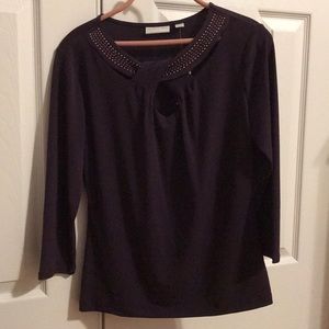 New York & Company 3/4 length sleeve top